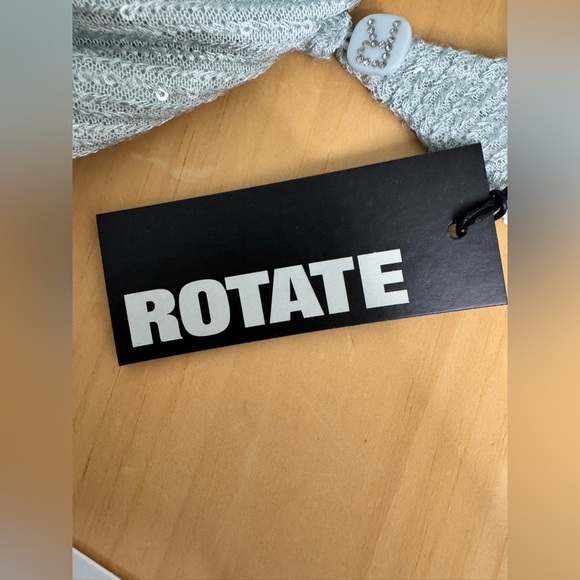 NWT Rotate Birger Christensen Sequin Embellished Open back Mini Cocktail Dress - Picture 11 of 12